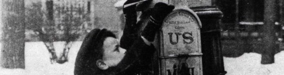 boy mailing letter
