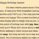 How to write letter for birthday