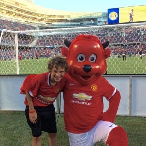 James with Fred the Red